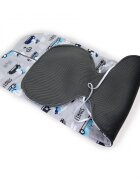 Kerstin Protectie antitranspiratie Bunny Drivers din 100 bumbac cu plasa distantier 3D compatibilitate universala dimensiune 87 x 30 cm