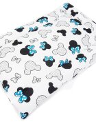 Kerstin Saltea pentru masuta de infasat bebe Mickey Blue cu umplutura din silicon invelis 100 bumbac dimensiune 50 x 70 cm