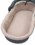 Kerstin Set insertie textila pentru landoucosulet copii Cocoa din muselina cearsaf cu elastic asortat 80x38 cm realizate din bumbac 100