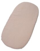 Kerstin Set insertie textila pentru landoucosulet copii Cocoa din muselina cearsaf cu elastic asortat 80x38 cm realizate din bumbac 100