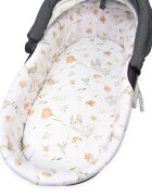 Kerstin Set insertie textila pentru landoucosulet copii Fairytale Mouse cearsaf cu elastic asortat 80x38 cm realizate din bumbac 100