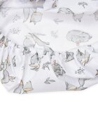 Kerstin Set insertie textila pentru landoucosulet copii Foxy Grey cearsaf cu elastic asortat 80x38 cm realizate din bumbac 100