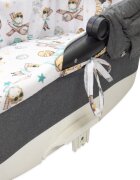 Kerstin Set insertie textila pentru landoucosulet copii Micul Print cearsaf cu elastic asortat 80x38 cm realizate din bumbac 100