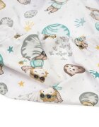Kerstin Set insertie textila pentru landoucosulet copii Micul Print cearsaf cu elastic asortat 80x38 cm realizate din bumbac 100