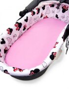 Kerstin Set insertie textila pentru landoucosulet copii Pink Minnie cearsaf cu elastic asortat 80x38 cm realizate din bumbac 100