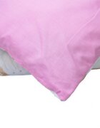 Kerstin Set lenjerie 2 piese pentru patut copii Sirene husa pilota 120x90 si fata perna 40x60 cm design versatil cu doua fete tesatura moale inchidere cu fermoar