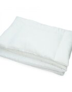 Kerstin Set pilota 135x100 cm si perna 60x50 cm pentru copii White cu umplutura hipoalergenica