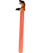Keycraft Bagheta baloane de sapun Dino 40 cm KCNV344 portocaliu