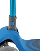 KicknRoll Trotineta pentru copii Nichiduta Kick and roll Blue pliabila cadru din aluminiu ghidon reglabil in 4 pozitii roti silentioase din PU cu lumini LED dimensiune 58 x 25.9 x 82 cm