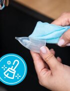 Kidnort Aspirator nazal pentru copii Nese functionare manuala compatibil cu pompele de san complet dezasamblabil si usor de curatat