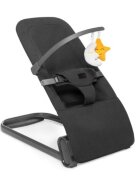 Kidnort Balansoar pentru copii ergonomic cu centura de siguranta Bara de protectie detasabila pliabil si usor de transportat Vinbar Black