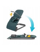 Kidnort Balansoar pentru copii ergonomic cu centura de siguranta Bara de protectie detasabila pliabil si usor de transportat Vinbar Black