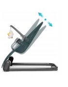 Kidnort Balansoar pentru copii ergonomic cu centura de siguranta Bara de protectie detasabila pliabil si usor de transportat Vinbar Green
