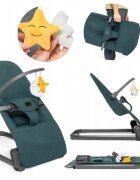 Kidnort Balansoar pentru copii ergonomic cu centura de siguranta Bara de protectie detasabila pliabil si usor de transportat Vinbar Green