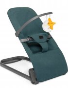 Kidnort Balansoar pentru copii ergonomic cu centura de siguranta Bara de protectie detasabila pliabil si usor de transportat Vinbar Green