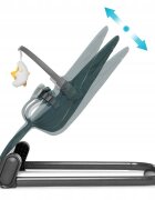 Kidnort Balansoar pentru copii ergonomic cu centura de siguranta Bara de protectie detasabila pliabil si usor de transportat Vinbar Green