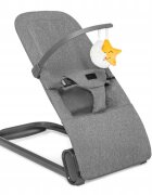 Kidnort Balansoar pentru copii ergonomic cu centura de siguranta bara de protectie detasabila pliabil si usor de transportat Vinbar Grey