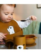 Kidnort Baveta din silicon ajustabila Retter Brun