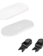 Kidnort Carucior 4 in 1 pentru copii Alskar dark gray cu landou scaun baza isofix pliabil capotina extensibila spatar ajustabil si suport pentru picioare reglabil 0 Luni+ 22kg