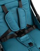 Kidnort Carucior pentru copii Fjallrav Albastru cu pliere compacta suspensie integrala spatar si viziera reglabile pana la 22 kg accesorii incluse suport pentru pahar husa transport