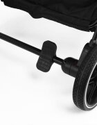 Kidnort Carucior pentru copii Fjallrav Albastru cu pliere compacta suspensie integrala spatar si viziera reglabile pana la 22 kg accesorii incluse suport pentru pahar husa transport