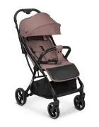 Kidnort Carucior pentru copii Fjallrav Mocha Mousse cu pliere compacta suspensie integrala spatar si viziera reglabile pana la 22 kg accesorii incluse suport pentru pahar husa transport