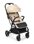 Kidnort Carucior pentru copii Fjallrav Summer Sand cu pliere compacta suspensie integrala spatar si viziera reglabile pana la 22 kg accesorii incluse suport pentru pahar husa transport