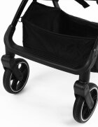Kidnort Carucior pentru copii Fjallrav Verde cu pliere ultracompacta suspensie integrala spatar si viziera reglabile pana la 22 kg accesorii incluse suport pentru pahar husa transport