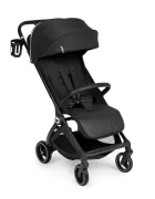 Kidnort Carucior pentru copii Sjooter Black pliabil compact spatar reglabil copertina pliabila si impermeabila UV50+ compatibil avion roti cu suspensie accesorii incluse pana la 22 kg