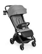 Kidnort Carucior pentru copii Sjooter Grey pliabil compact spatar reglabil copertina pliabila si impermeabila UV50+ compatibil avion roti cu suspensie accesorii incluse pana la 22 kg