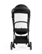 Kidnort Carucior pentru copii Snougle Black autofold pliabil cu o singura mana ferestre de ventilatie pana la 22 kg cu suspensii accesorii practice incluse