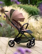 Kidnort Carucior pentru copii Snougle Grey autofold pliabil cu o singura mana ferestre de ventilatie pana la 22 kg cu suspensii accesorii practice incluse