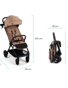 Kidnort Carucior pentru copii Snougle Grey autofold pliabil cu o singura mana ferestre de ventilatie pana la 22 kg cu suspensii accesorii practice incluse