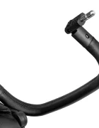 Kidnort Carucior reversibil pentru copii cu pliere compacta spatar si viziera reglabile Isbjorn Arctic Grey pana la 22 kg roti cu suspensii accesorii incluse suport pentru pahar