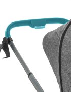 Kidnort Carucior reversibil pentru copii cu pliere compacta spatar si viziera reglabile Isbjorn Black pana la 22 kg roti cu suspensii accesorii incluse suport pentru pahar