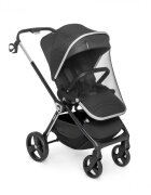 Kidnort Carucior reversibil pentru copii cu pliere compacta spatar si viziera reglabile Isbjorn Black pana la 22 kg roti cu suspensii accesorii incluse suport pentru pahar
