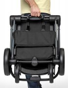 Kidnort Carucior reversibil pentru copii cu pliere compacta spatar si viziera reglabile Isbjorn Blue pana la 22 kg roti cu suspensii accesorii incluse suport pentru pahar