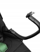 Kidnort Carucior reversibil pentru copii cu pliere compacta spatar si viziera reglabile Isbjorn Green pana la 22 kg roti cu suspensii accesorii incluse suport pentru pahar
