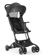Kidnort Carucior sport pentru copii ultracompact cu roti moi din EVA cu geanta de transport husa de picioare si accesorii incluse pana la 22 kg Snopetrel Black