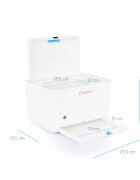 Kidnort Incalzitor de servetele umede si tesaturi Lykkelig cu funcionare silentioasa inchidere magnetica mentine temperatura 40C-55C putere 8 Wati