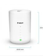 Kidnort Incalzitor electric pentru biberoane Dromme model portabil universal fara fir cu incarcare USB-C temperatura reglabila