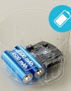 Kidnort Incalzitor electric portabil pentru hrana copii si bebelusi Vennlig rezistent la apa interior din otel cu incalzire uniforma ecran de afisaj temperatura maner baterie de 4500 mAh capacitate 400 ml