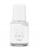 Kidnort Incalzitor pentru biberoane Sothet White design modern si compact panou frontal dotat cu afisaj digital dimensiune 12.6 x 27.0 cm