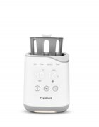 Kidnort Incalzitor pentru biberoane Sothet White design modern si compact panou frontal dotat cu afisaj digital dimensiune 12.6 x 27.0 cm