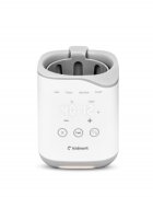 Kidnort Incalzitor pentru biberoane Sothet White design modern si compact panou frontal dotat cu afisaj digital dimensiune 12.6 x 27.0 cm