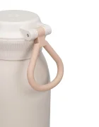 Kidnort Incalzitor portabil pentru biberoane Beige 100W acumulator 5200 mAh incarcare USB-C otel inoxidabil SUS316 fara BPA functie dezinfectare 65C capacitate 500 ml