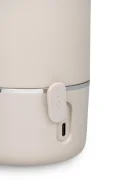 Kidnort Incalzitor portabil pentru biberoane Beige 100W acumulator 5200 mAh incarcare USB-C otel inoxidabil SUS316 fara BPA functie dezinfectare 65C capacitate 500 ml