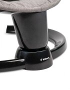 Kidnort Leagan electric cu 5 moduri de balansare pentru copii Drom Black miscare lenta laterala cu telecomanda muzica conectare bluetoothusb accesorii incluse cadru solid din otel dimensiune 66 x 65 x 53.5 cm