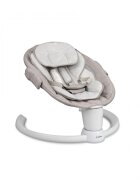 Kidnort Leagan electric cu 5 moduri de balansare pentru copii Drom Grey miscare lenta laterala cu telecomanda muzica conectare bluetoothusb accesorii incluse cadru solid din otel dimensiune 66 x 65 x 53.5 cm