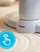 Kidnort Leagan electric cu 5 moduri de balansare pentru copii Drom Grey miscare lenta laterala cu telecomanda muzica conectare bluetoothusb accesorii incluse cadru solid din otel dimensiune 66 x 65 x 53.5 cm